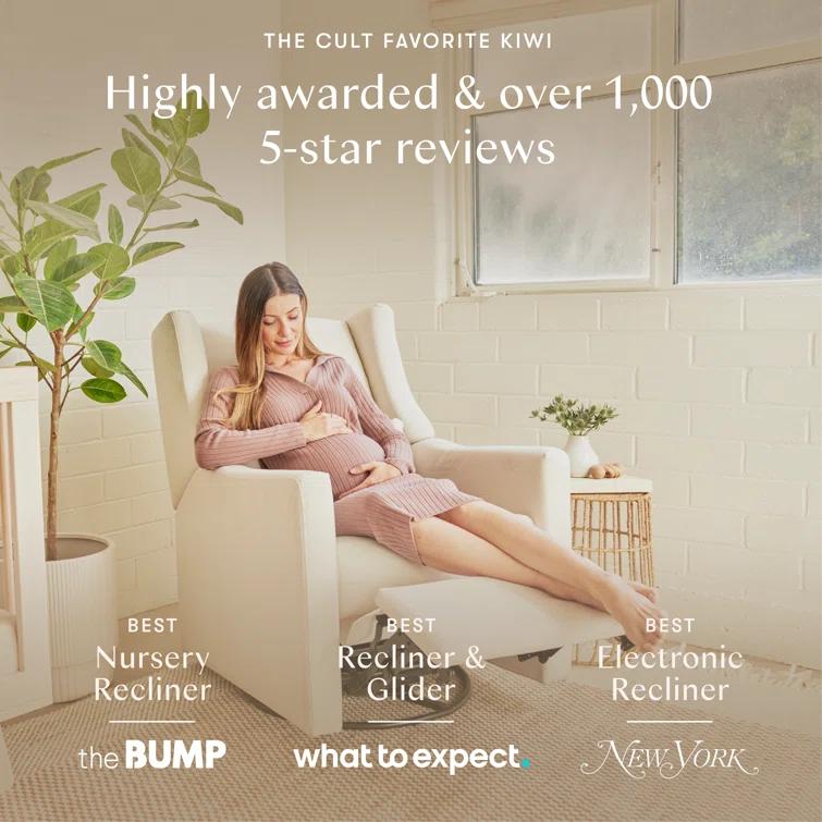 Kiwi Electronic Recliner and Swivel Glider with USB port