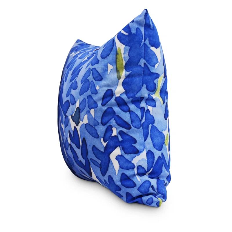 e by design Flower Bell Floral Reversible Throw Pillow