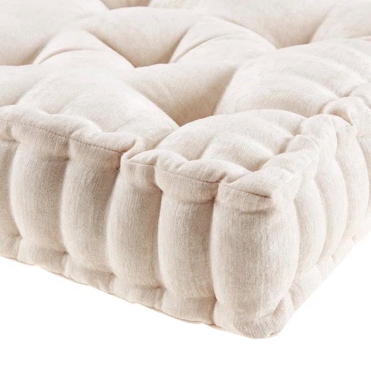 Intelligent Design Azza Poly Chenille Square Floor Pillow Cushion