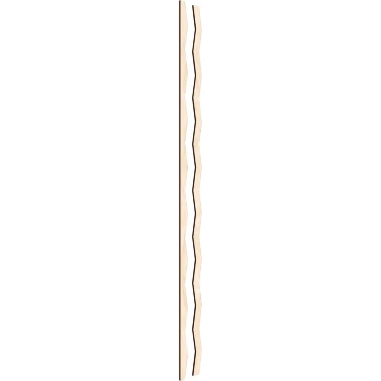 Ekena Millwork Eastport Adjustable Wood Decorative Slat Wall Panel Kit