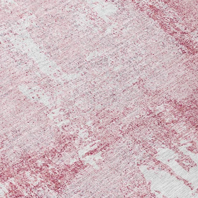 Machine Washable Indoor/Outdoor Chayden ACN989 Pink Rug