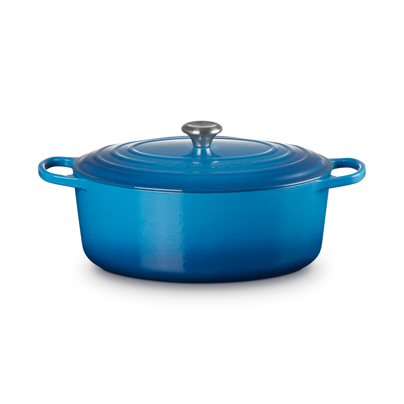 Le Creuset Enameled Cast Iron Oval Dutch Oven with Lid