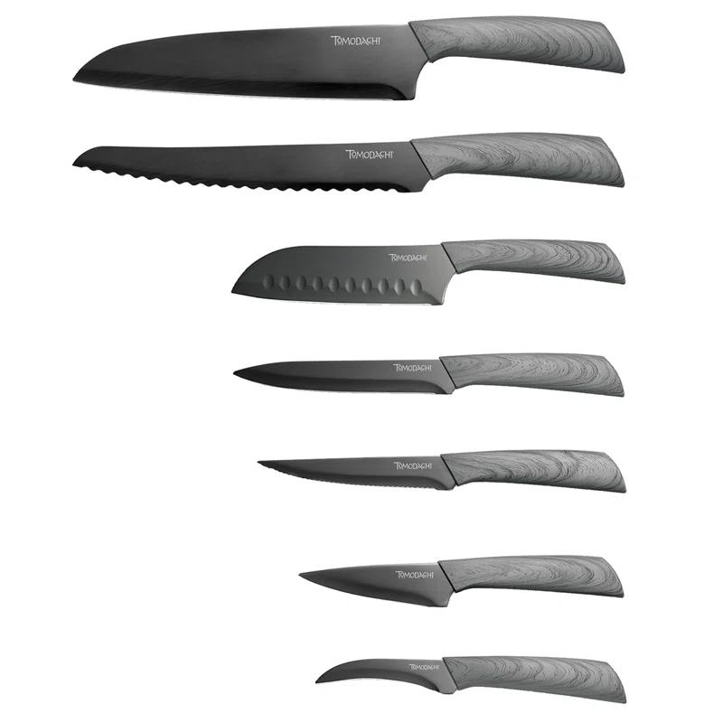 Tomodachi Raintree Ash 13 Piece Cutlery Knife Block Set