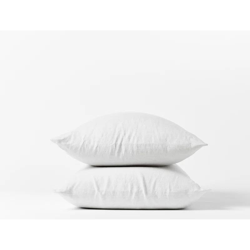 Coyuchi Crinkled Percale Pillowcase - Set of 2 (Set of 2)