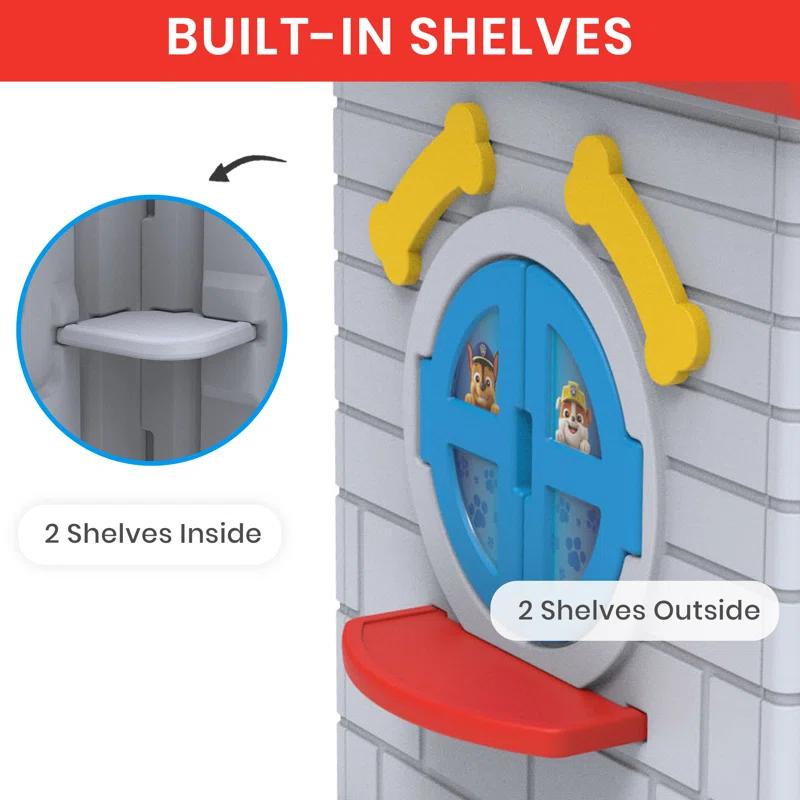 Delta Children Nick Jr. PAW Patrol Plastic Indoor/Outdoor Playhouse With Easy Assembly By Delta Children, Blue