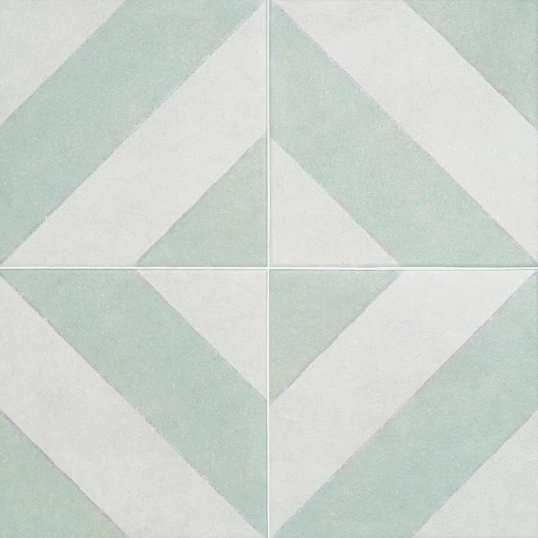 Ava Diagonal 9" x 9" Porcelain Tile (10.76 sq. ft./ Case)