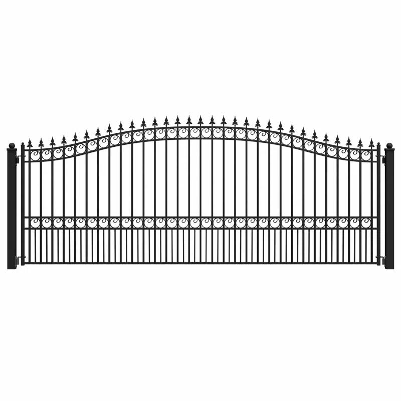 ALEKO Steel Single Swing Driveway Gate - LONDON Style