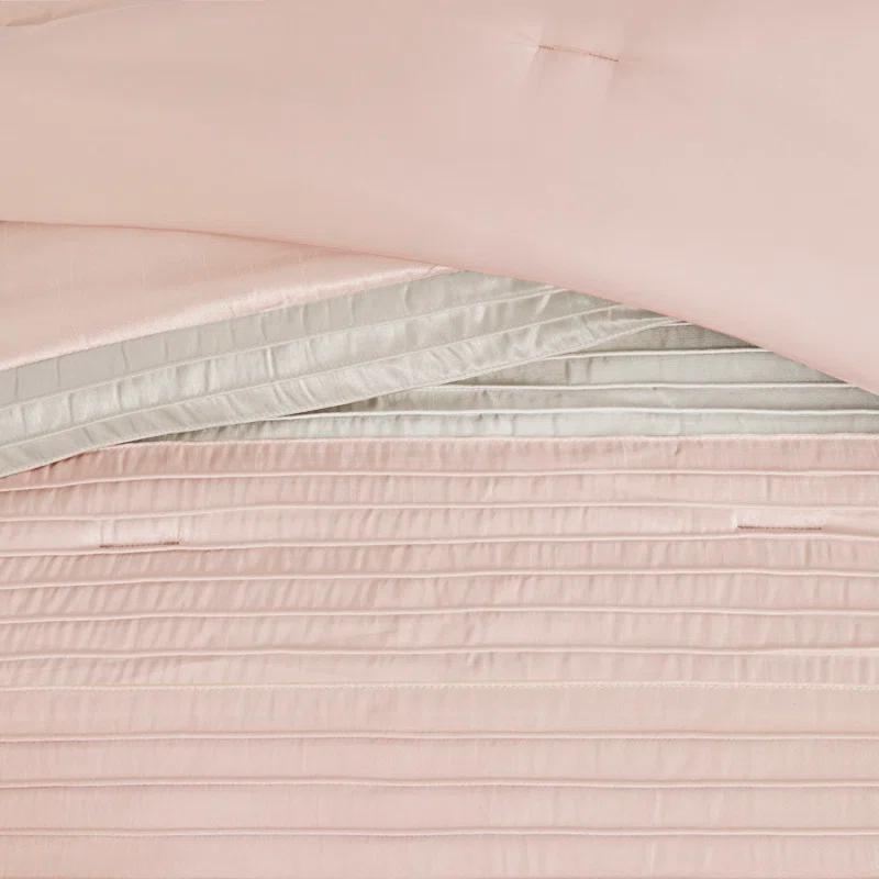 Madison Park Amherst 7 Piece Striped and Pleated Comforter Set & Reviews | Wayfair