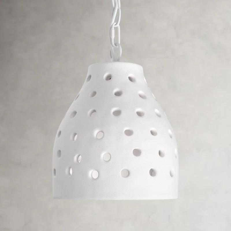 Pristina Single Light Ceramic Dimmable Pendant