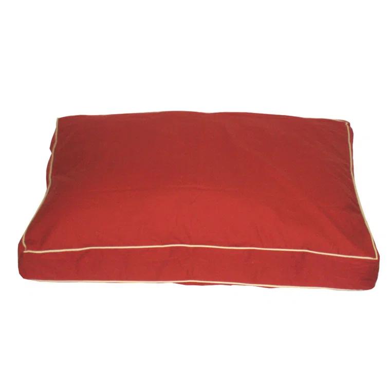 Carolina Pet Company Classic Twill Rectangular Pet Bed with Khaki Cording & Reviews | Perigold