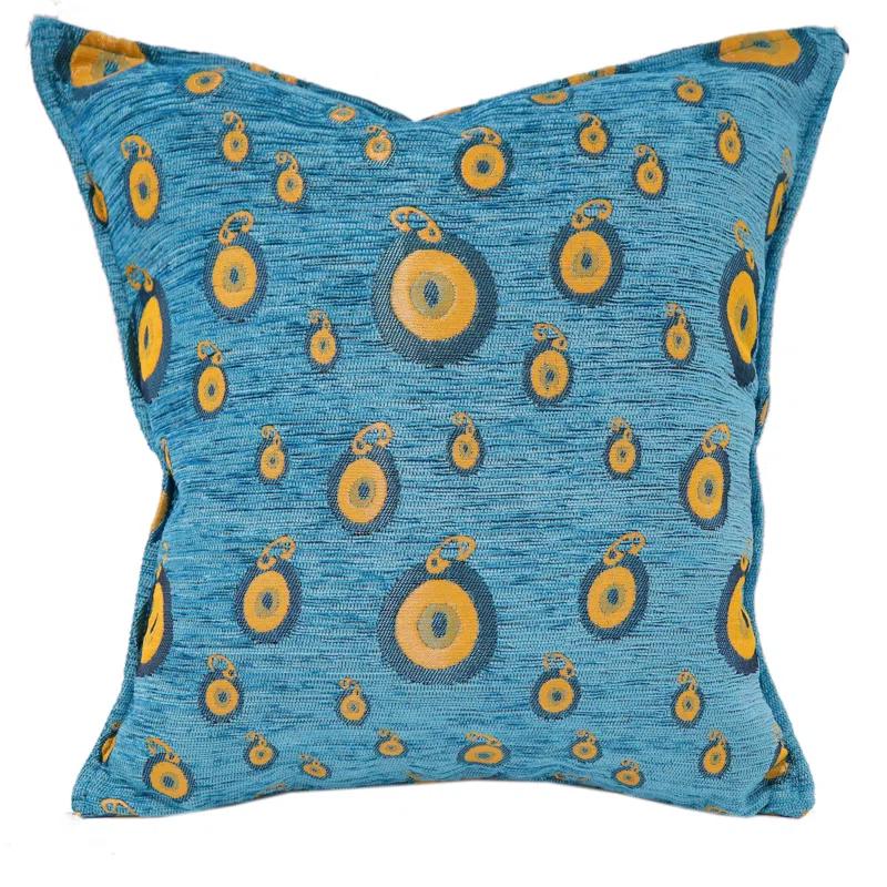 Southwestern Pillows Tassels Chenille Reversible Throw Pillow