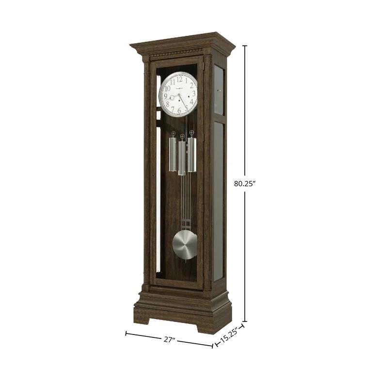 Howard Miller® Scott 80.25'' H Oak Solid Wood Grandfather Clock