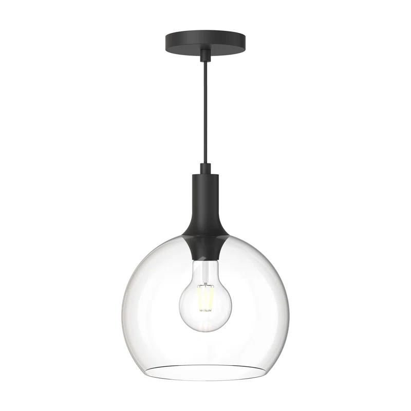 Kuzco Lighting Castilla Clear Glass/Matte Black