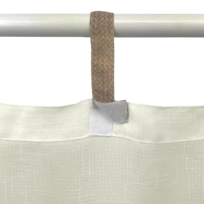 Gracie Oaks Janig Solid Sheer Tab Top Single Indoor/Outdoor Curtain Panel & Reviews | Wayfair