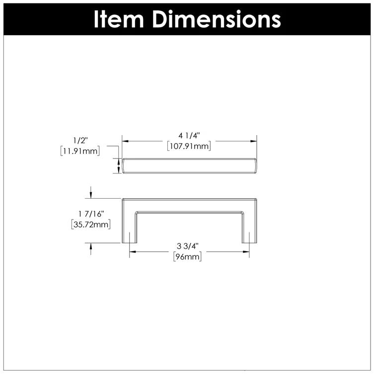 Belwith Keeler Coventry Center Appliance Pull