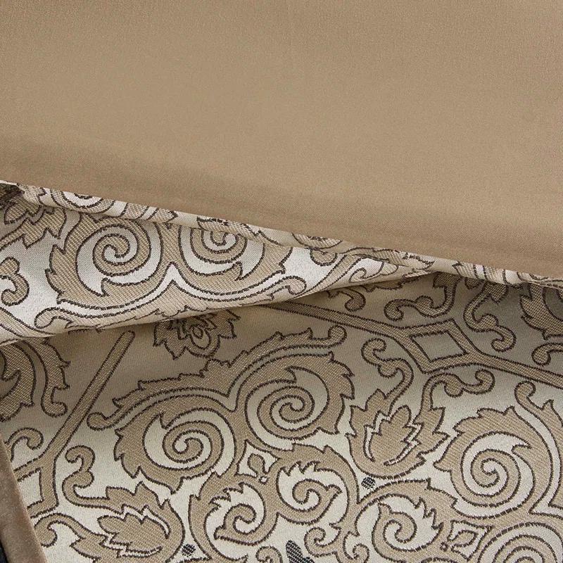 Madison Park Donovan 7 Piece Jacquard Comforter Set with Throw Pillows