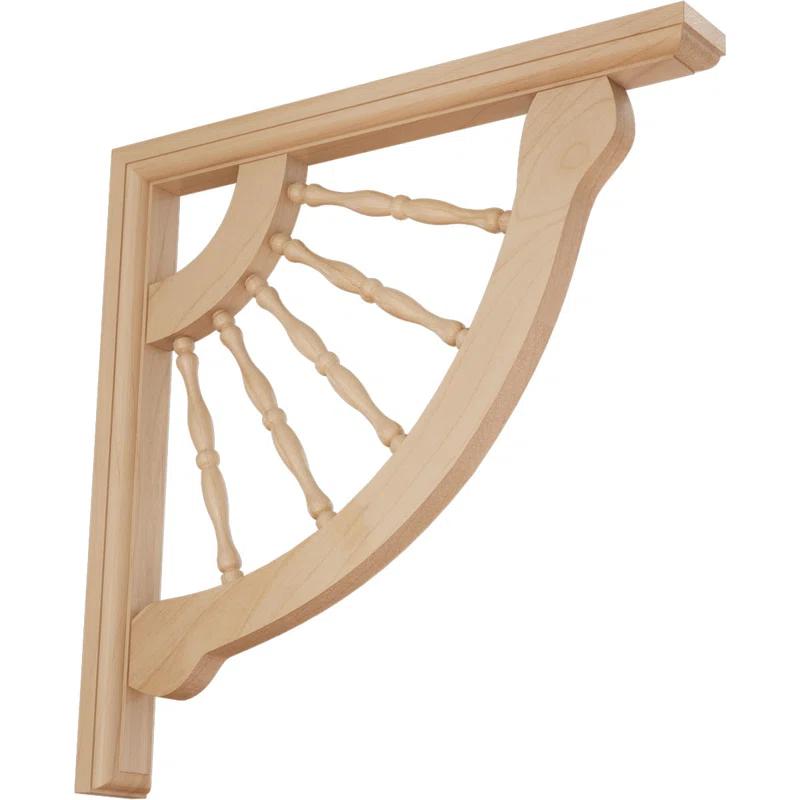 Ekena Millwork Crendon 12'' H x 1.50'' W x 12'' D Wood Bracket / Corbel