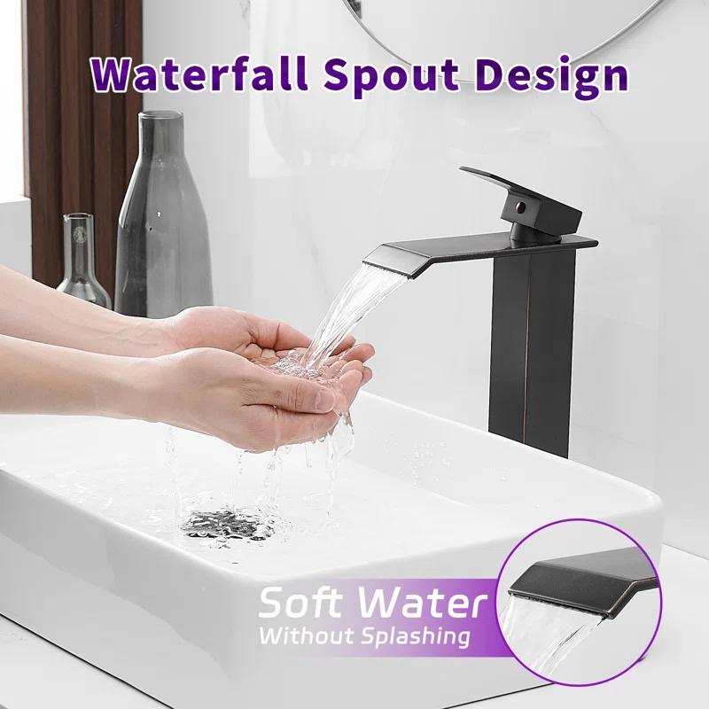 Vessel Sink Faucet Single-handle Bathroom Faucet with Drain Assembly