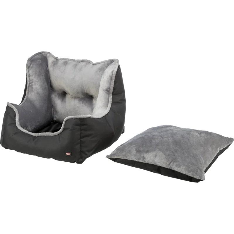 TRIXIE TRIXIE Convertible Deluxe Dog Car Seat for Small Dogs, Dog Booster Seat, Travel Pet Bed