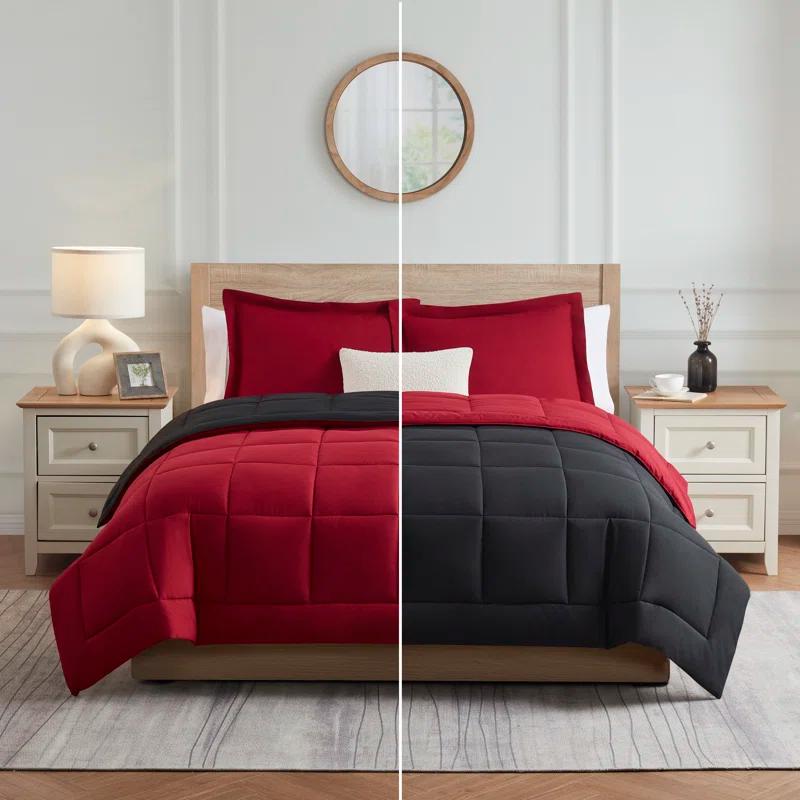 Nestl Nestl All Season Solid Lightweight Down Alternative Reversible Comforter