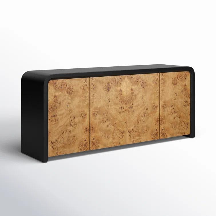 AllModern Gerda 78.75" Wide Solid Wood Sideboard | AllModern