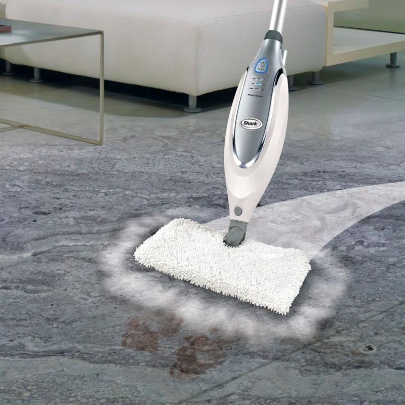 Shark Professional Steam Pocket Mop Hard Floor Cleaner, With Rectangle Head and 2 Washable Pads, Easy Maneuvering, Quick Drying, Soft-Grip Handle and Powerful Steam, S3601D