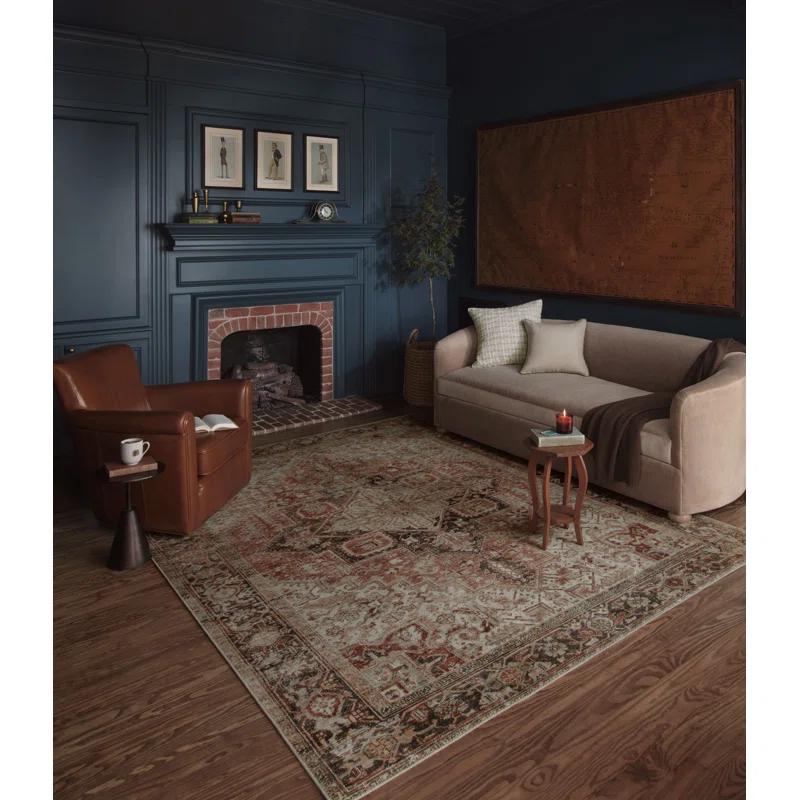 Magnolia Home by Joanna Gaines x Loloi Magnolia Home by Joanna Gaines x Loloi Lenna Rust / Charcoal Area Rug