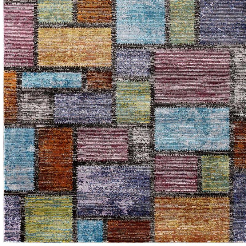 Modway Modway Porch & Den Hobart Abstract Geometric Mosaic Area Rug