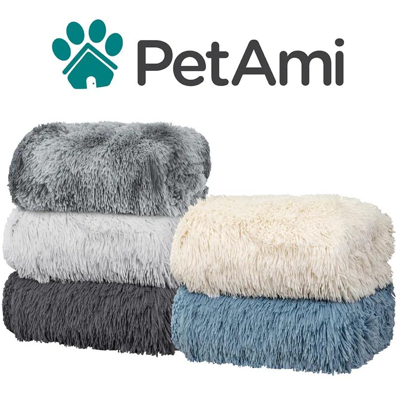 PetAmi Faux Fur Sherpa Pet Blanket