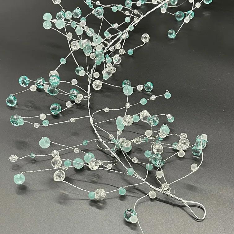 GT DIRECT CORP 48" Crystal Novelty Christmas & Party Garland (Set of 2)