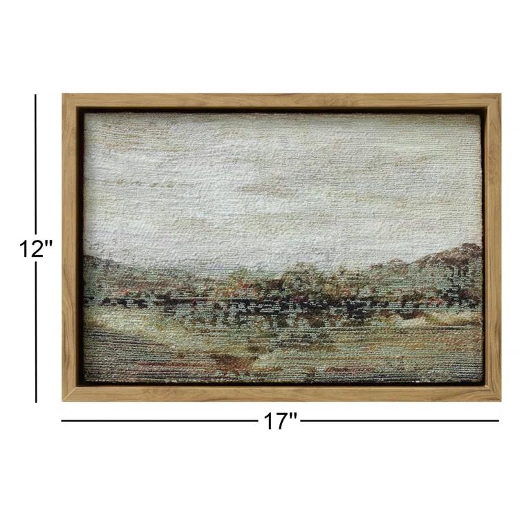 Amber Lewis x Loloi Valley Ivory / Green 1'-5" x 1' Wall Art