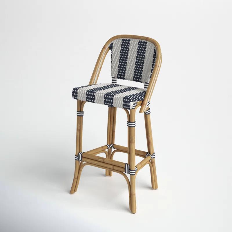 Birch Lane™ Euporie Woven Bar Stool
