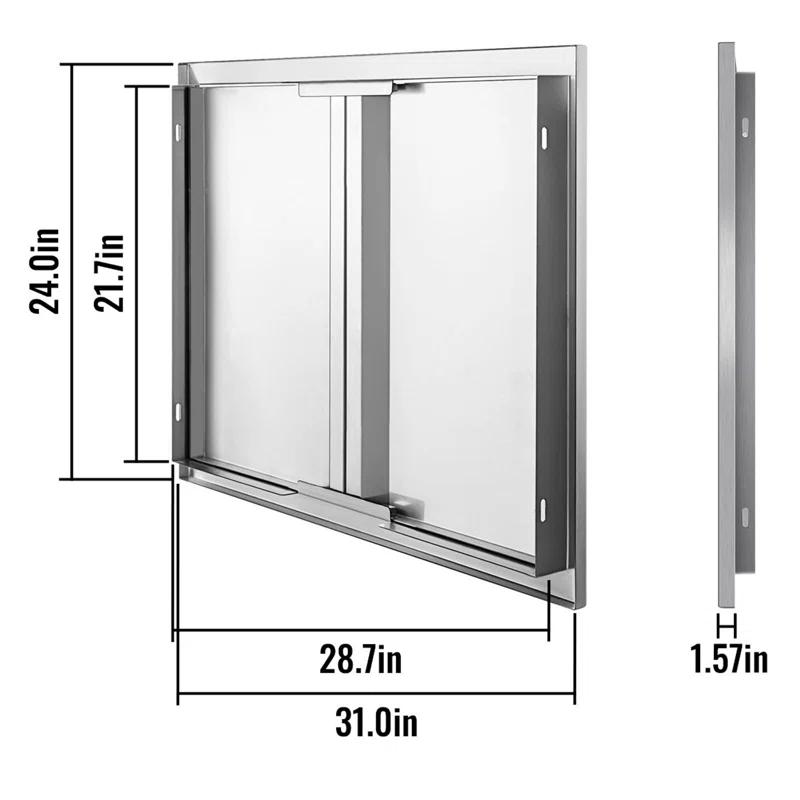 VEVOR VEVOR 31" Stainless Steel Drop-In Access Doors