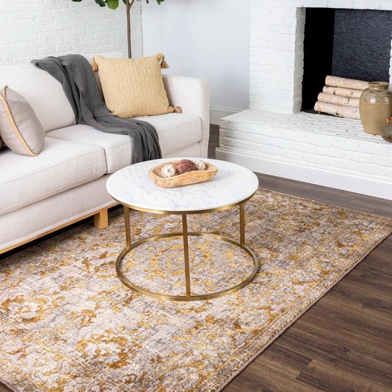 Karastan Amur Brown/Orange Area Rug