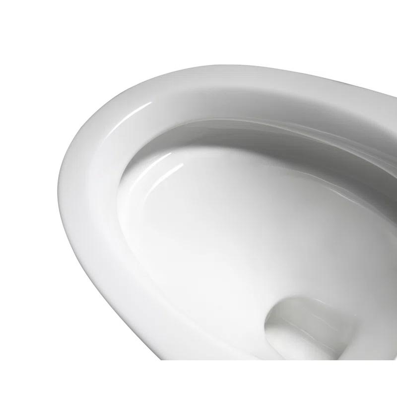 Elongated Smart Toilet Bidet with Auto Flush, Heated Seat, Seating Sensor, Foot Induction Flush