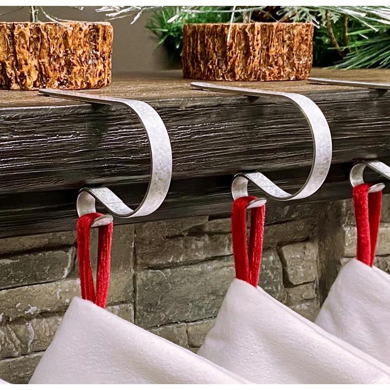 Haute Decor Galvanized Stocking Holder (Set of 2)