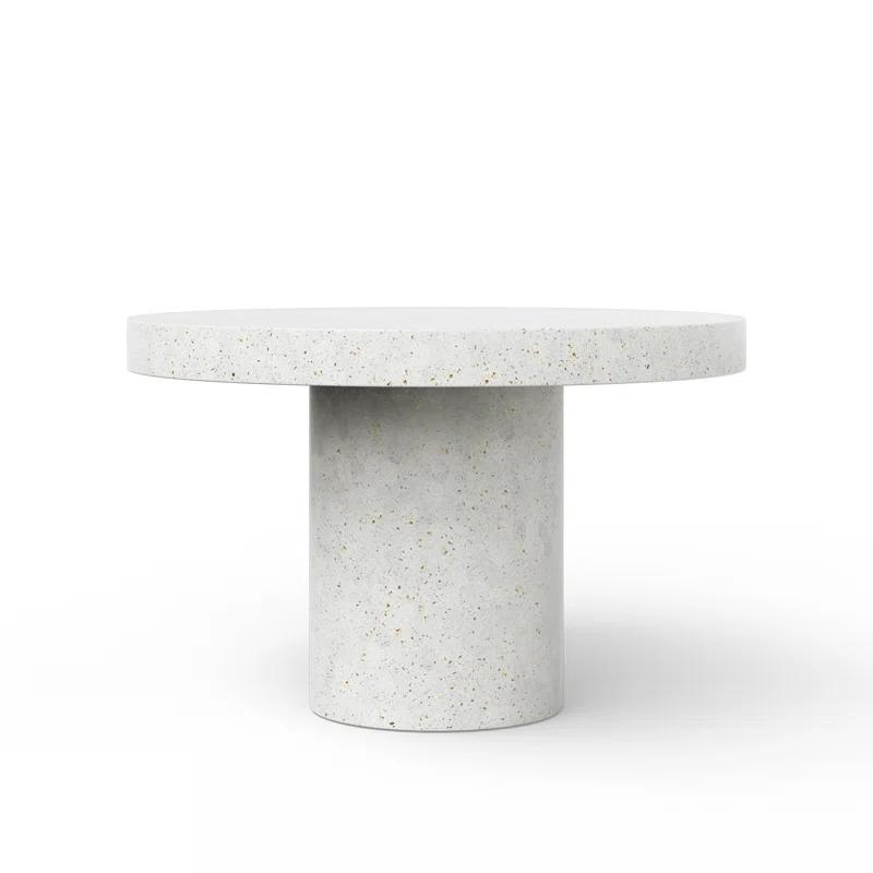 Maraca Concrete Pedestal Dining Table