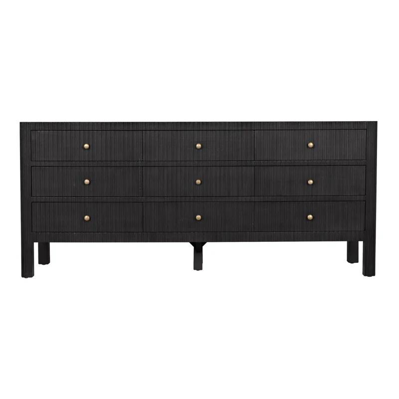 Bellinger 9-Drawer Dresser - Dark Brown