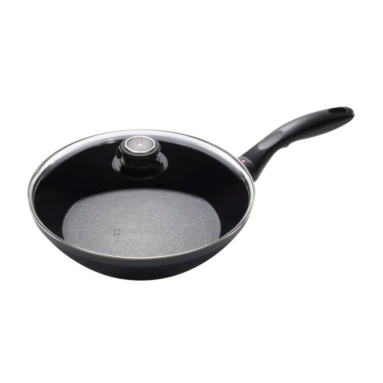 Swiss Diamond Swiss Diamond EDGE Aluminum Non-Stick Frying Pan with Lid