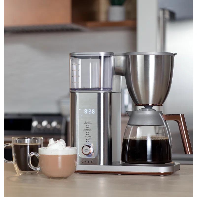 Café C7CDABS2RS3 Café 10-Cup Specialty Drip Coffee Maker with Glass Carafe