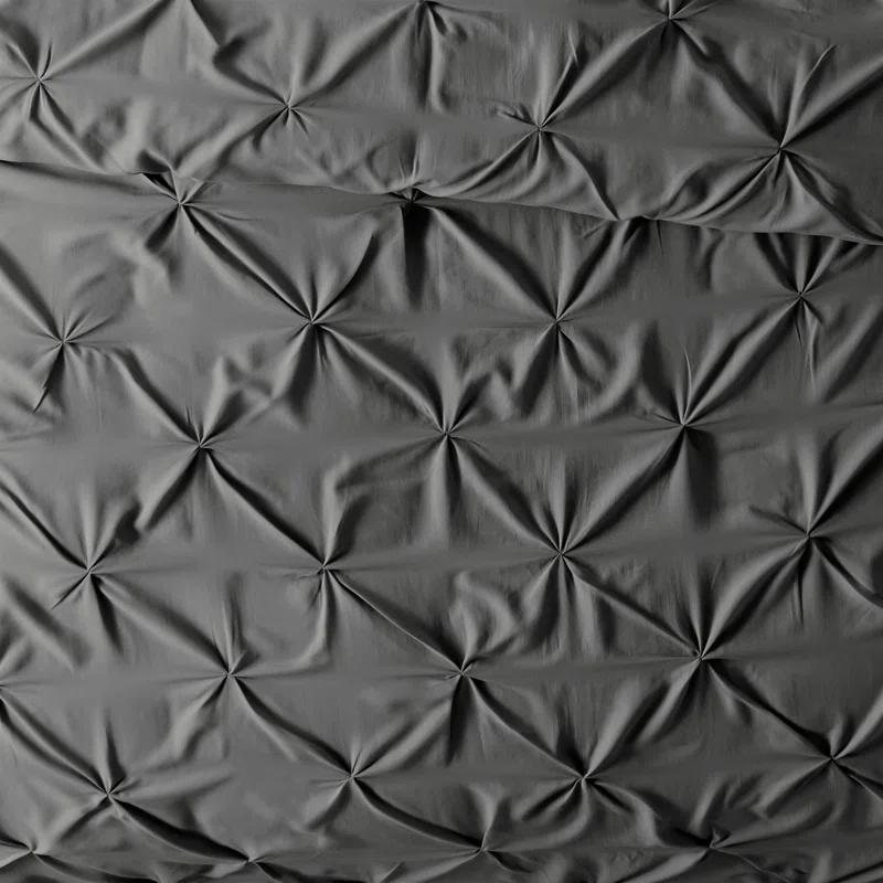 Becky Cameron Pinch Pleat Textured Duvet Cover Set