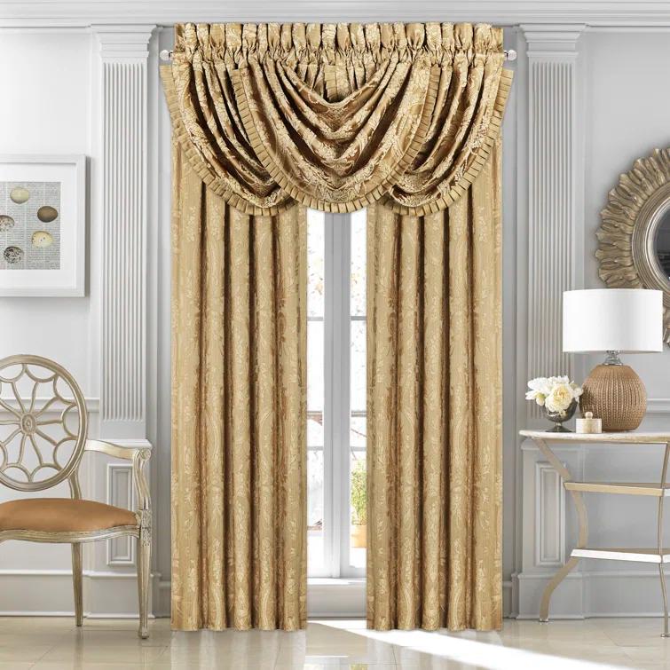 Five Queens Court Nottingham Curtain Panel Pair (Set of 2)