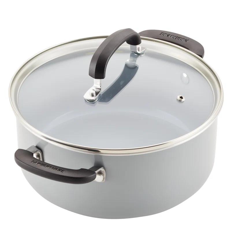 Farberware Eco Advantage Ceramic Nonstick Cookware Pots and Pans Set with Cooking Tools, 13 Piece