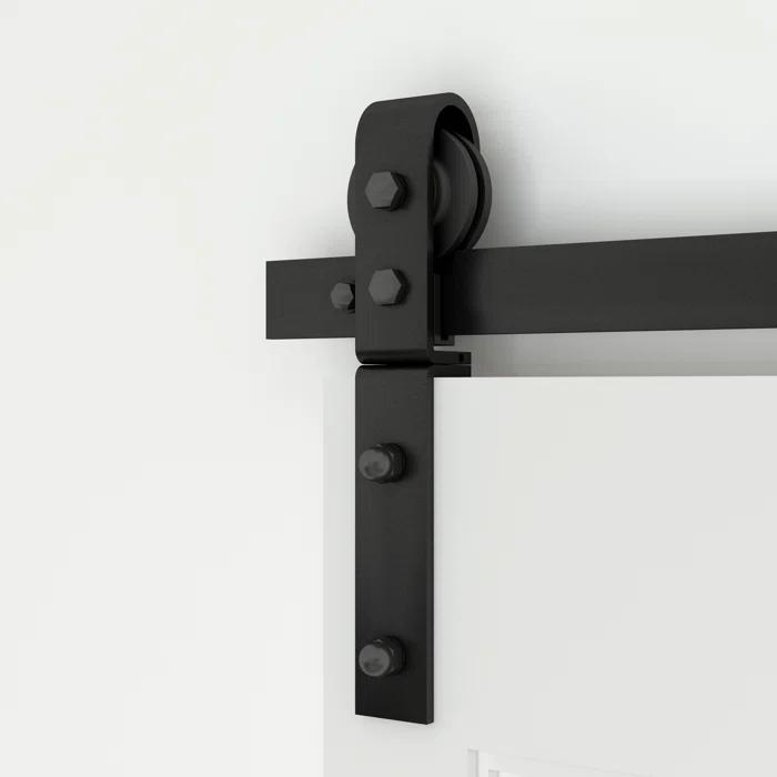Quiet Glide Bi-Fold Sliding Standard Single Track Barn Door Hardware Kit (Door Not Included)