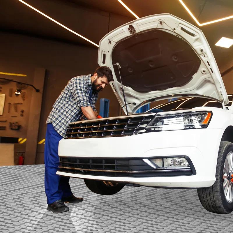 Stellweilan Tessberg Stellweilan Tessberg 12'' W x 12'' L Garage Flooring (Set of 25)