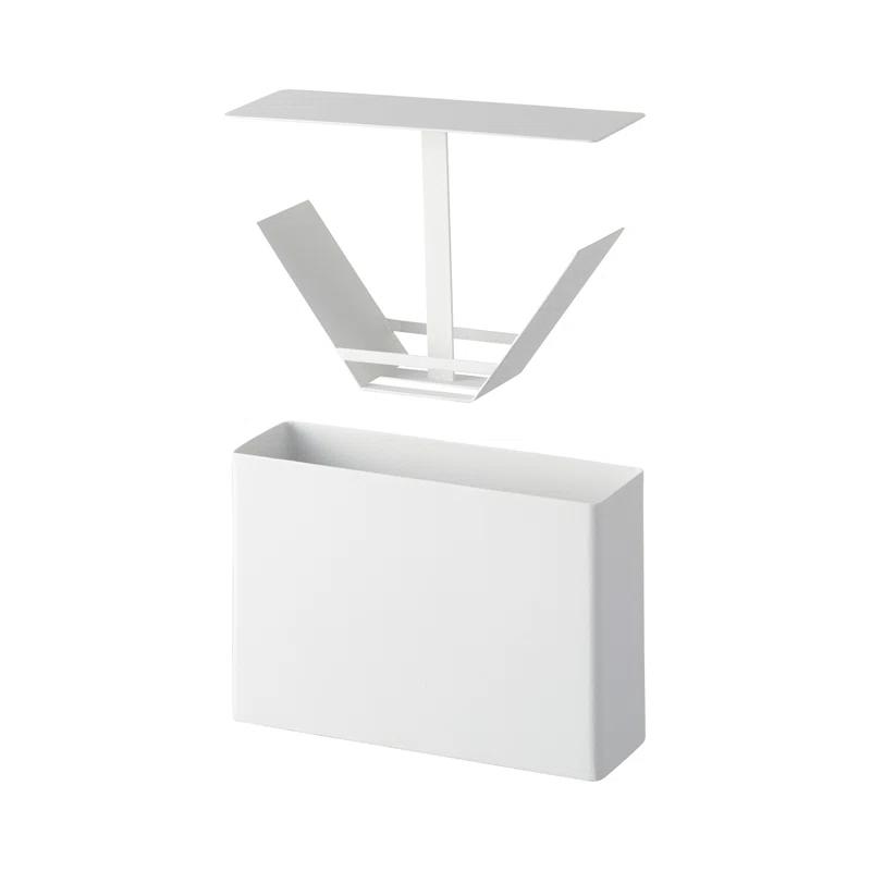 Yamazaki Home Yamazaki Home 02 Coffee Filter Case - Kitchen Storage Holder Container, Steel, Lid