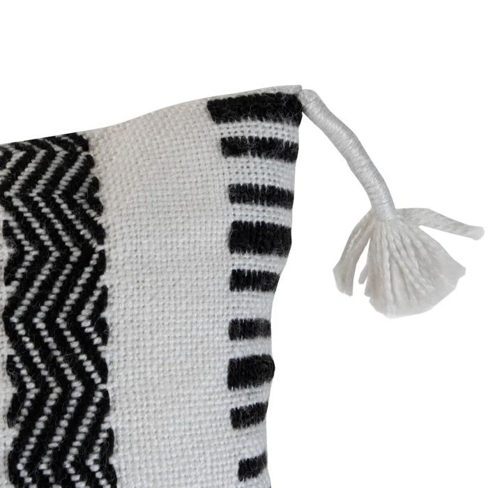 Foreside Home & Garden Tassels Indoor/Outdoor Throw Pillow