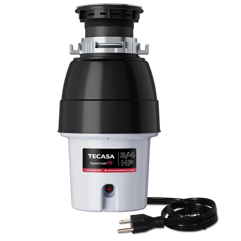 3/4 Hp Garbage Disposals, 2700 Rpm, 37 Oz, 115v, With Power Cord