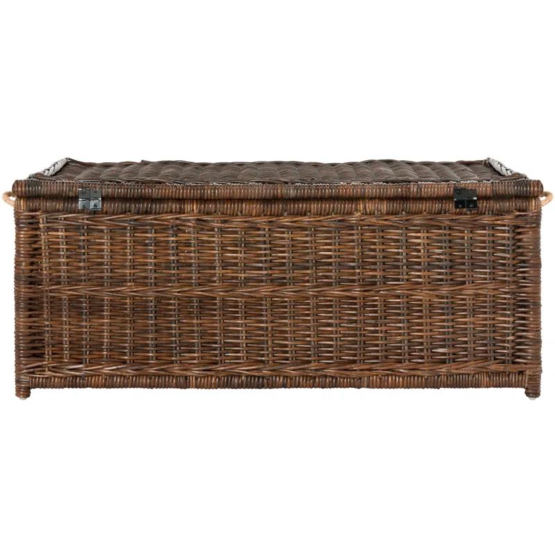 happimess Caden 46" Wicker Storage Trunk