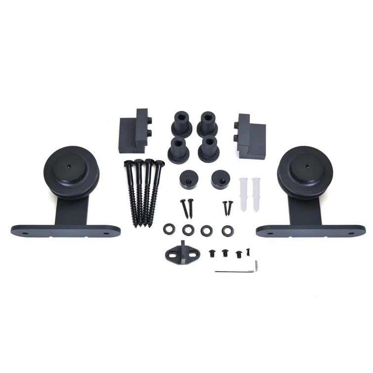 Calhome Paneled Manufactured Wood Painted Barn Door